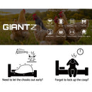 Giantz Automatic Chicken Coop Door Opener Cage Closer Timer and Light Sensor