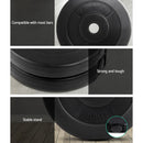 Everfit 2X 10KG Barbell Weight Plates Standard Home Gym Press Fitness Exercise Weights