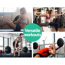 Everfit 2X 10KG Barbell Weight Plates Standard Home Gym Press Fitness Exercise Weights