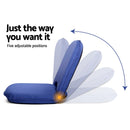 Artiss Portable Camping Beach Chair Folding Floor Recliner Outdoor Lounge Sofa