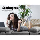 Floor Sofa Lounge 2 Seater Chair Futon Couch Bed Recliner Folding Fabric