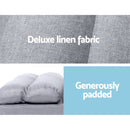 Lounge Sofa Bed 2 Seater Floor Recliner Chaise Chair Folding Adjustable