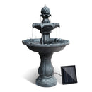 Solar Water Fountain Pump Garden Bird Bath Outdoor Feature Black