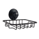 SOAP HOLDER SUCTION CUP MATTE BLACK 13 X 10 X 6CM