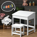 Kids Play Desk and Stool Set