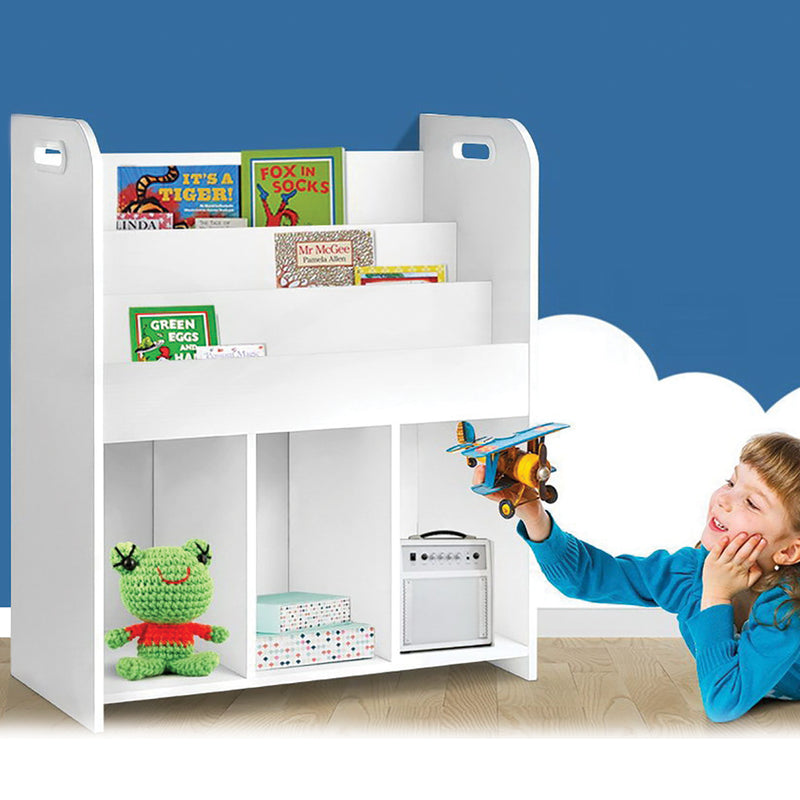 Childrens Bookshelf Display Cabinet Organiser
