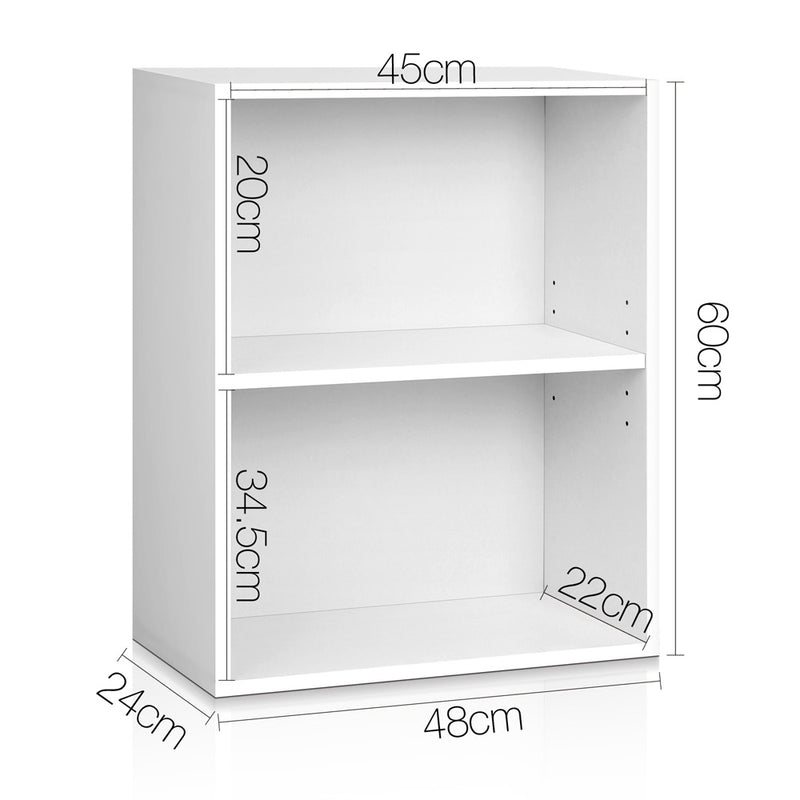 Artiss 3pcs Cube Bookcase Display Storage Cabinet Shelf Book Rack Stand Kid