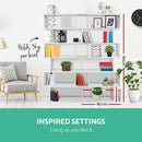 Artiss 6 Tier Display Cabinet Shelf Storage Bookshelf Bookcase Ladder Rack