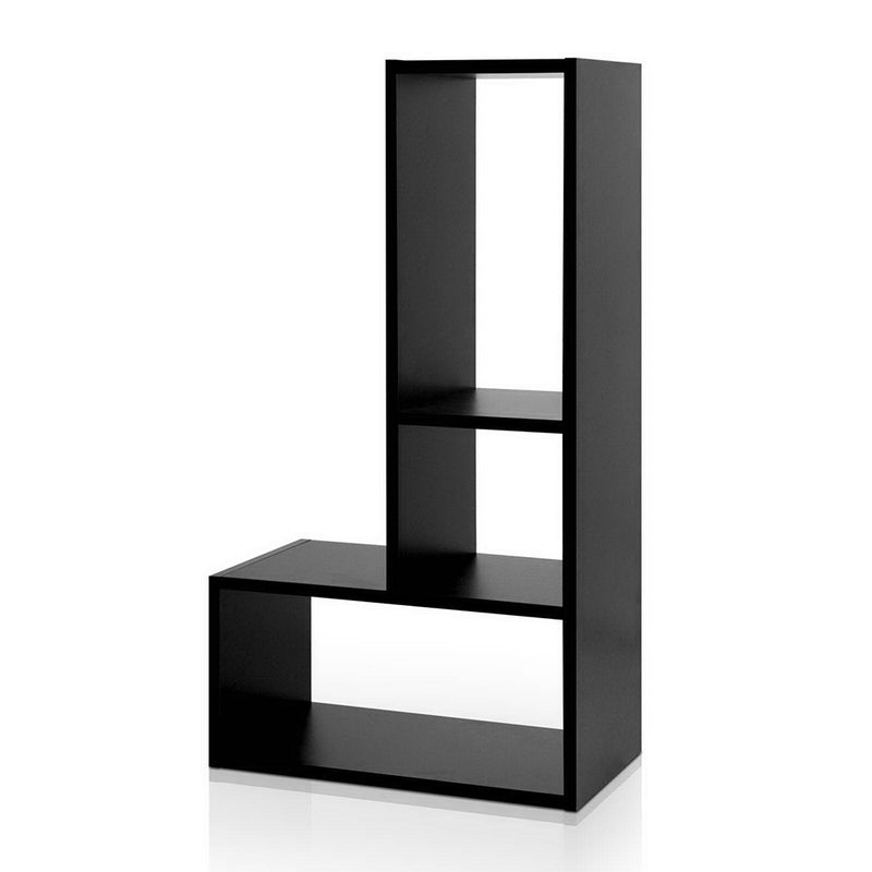 Artiss DIY Display Cube Shelf Ladder Bookcase Storage TV Cabinet Unit Black