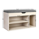Artiss Shoe Cabinet Bench Shoes Organiser Storage Rack Shelf Cupboard Wooden Box