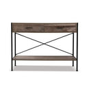 Hallway Console Table Wooden Entry Side Table Display Industrial