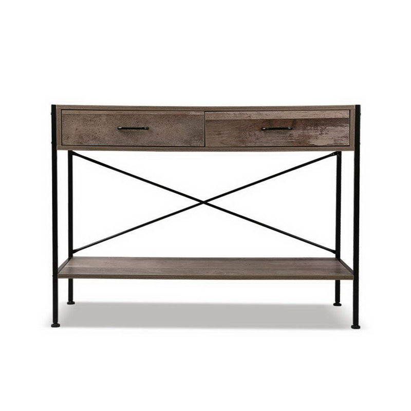 Hallway Console Table Wooden Entry Side Table Display Industrial