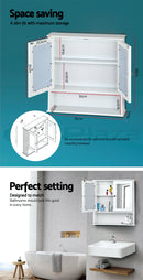 Bathroom Cabinet with Mirrors