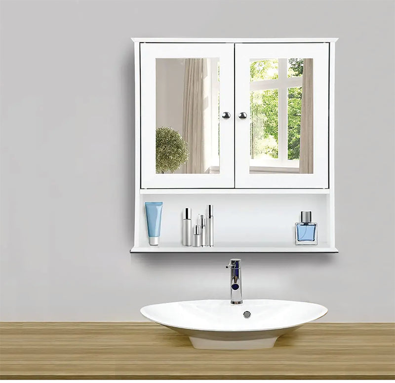Bathroom Cabinet with Mirrors