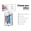 Artiss 130cm RGB LED TV Cabinet Entertainment Unit Stand Gloss Furniture White