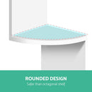 Artiss 5 Tier Corner Wall Floating Shelf Mount Display Bookshelf CD Storage Rack