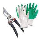 GARDENING GLOVES AND SECATEURS SET