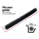 Gardeon 24 Pcs Gutter Brush Guard 10cm X 22m Length Leaf Twig Filter Home Garden