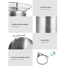 Devanti Outdoor Gas Patio Heater Propane Butane LPG Portable Heater Stand Black Steel