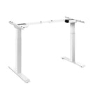 Artiss Standing Desk Sit Stand Height Adjustable Motorised Frame Only Dual Motor White
