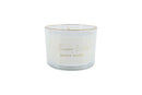 GLASS CANDLE GOLD RIM 11X8CM BARROSSA  REGION 340ML