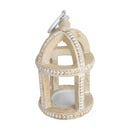 BRYONY MANGO WOOD LANTERN 28 X 16CM CREAM