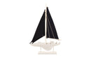 HOBBARD WOOD SAILING BOAT 54 X 32 X 6 CM