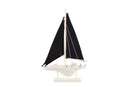 HOBBARD WOOD SAILING BOAT 39 X 25 X 5 CM