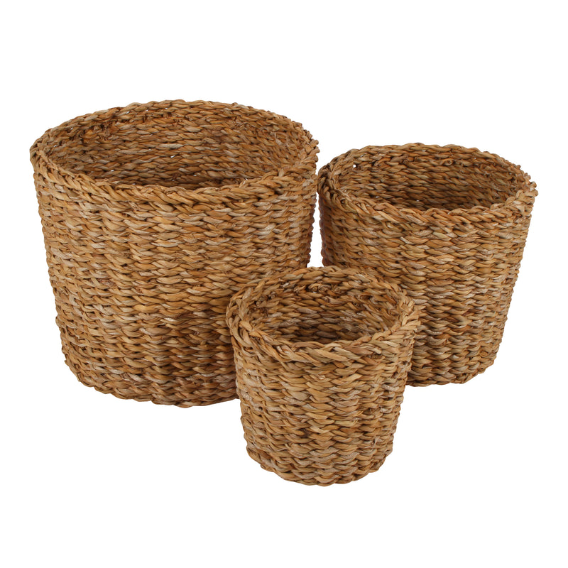 S3 ANGLESEA SEAGRASS BASKET 22 X 19 X 18CM LARGE