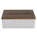EMBER WOOD TISSUE BOX 24 X 14 X 8CM