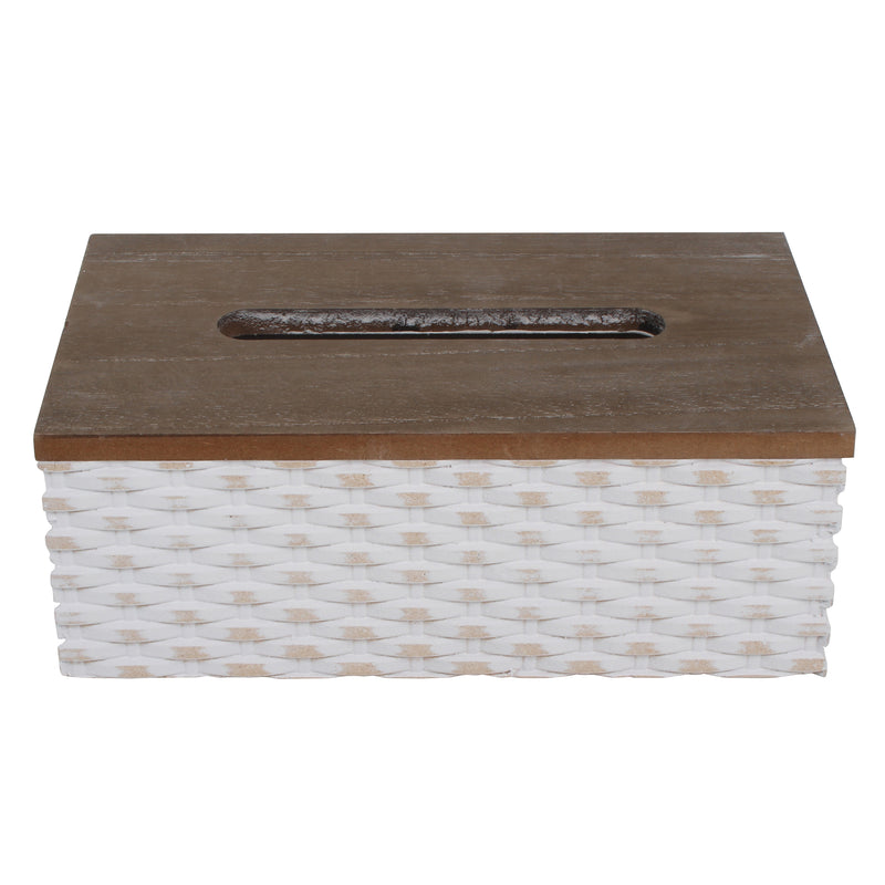 EMBER WOOD TISSUE BOX 24 X 14 X 8CM