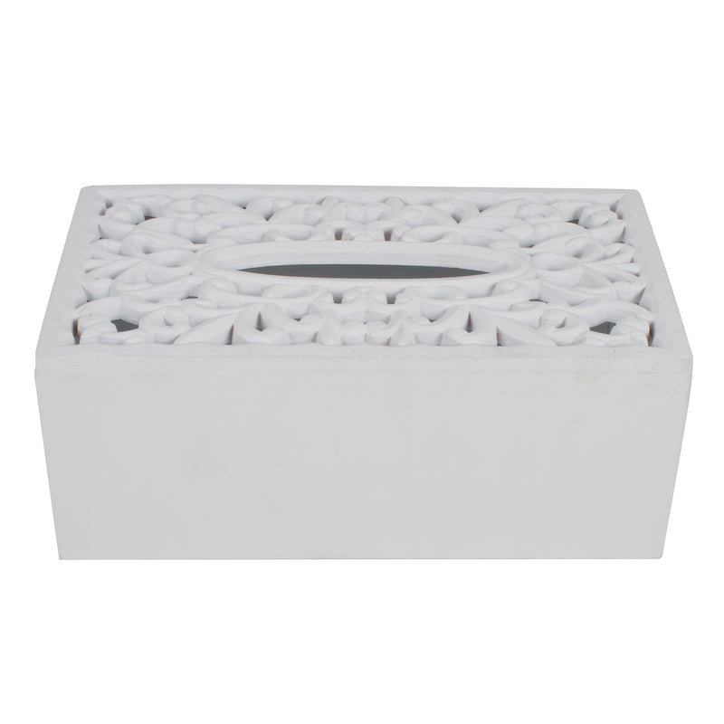 IVOR WOOD TISSUE BOX 24.5 X 12.5 X 10CM