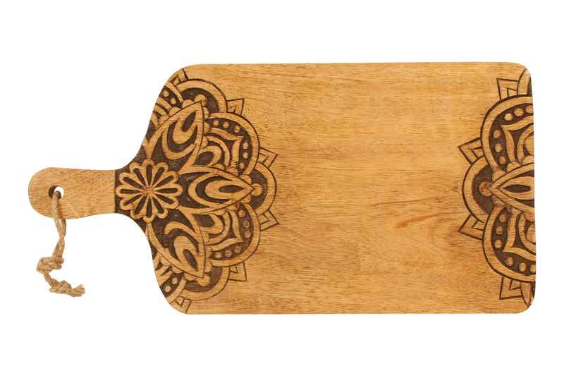 HARMONY  MANGO WOOD CHOPPING BOARD 41 X 20 X 2CM