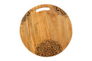 HARMONY MANGO WOOD ROUND CHOPPING BOARD 38 X 38 X 2CM