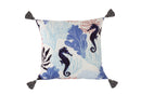 HUMPHREY SEA LIFE TASSEL CUSHION 45 X 45 CM