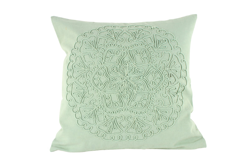 BAARA COTTON EMBRIODERED FILLED CUSHION 50 X 50 CM