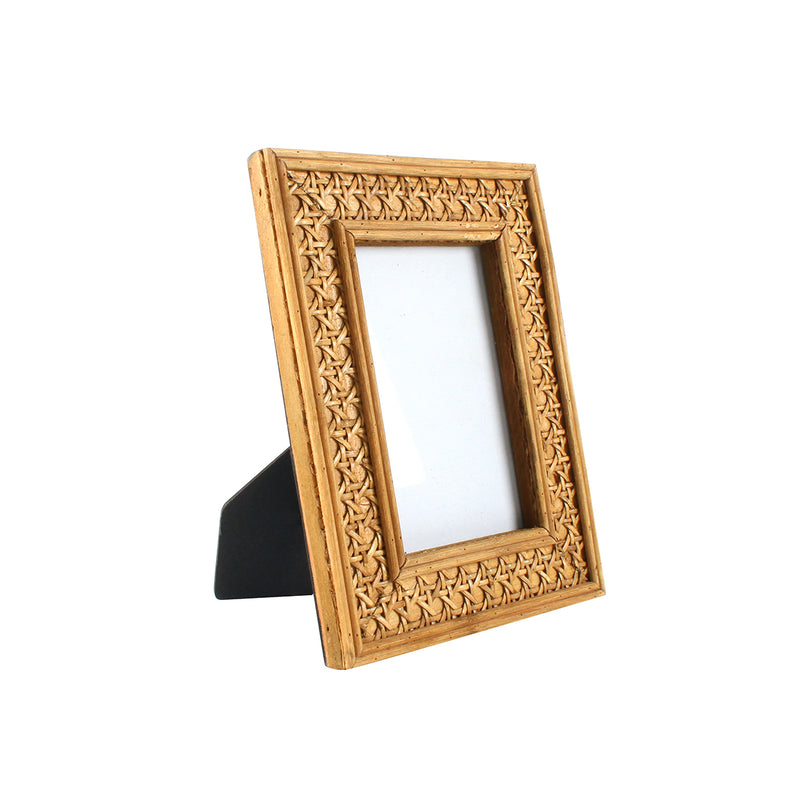 IERNE NATURAL RATTAN PICTURE FRAME 23 X 18 X 3CM