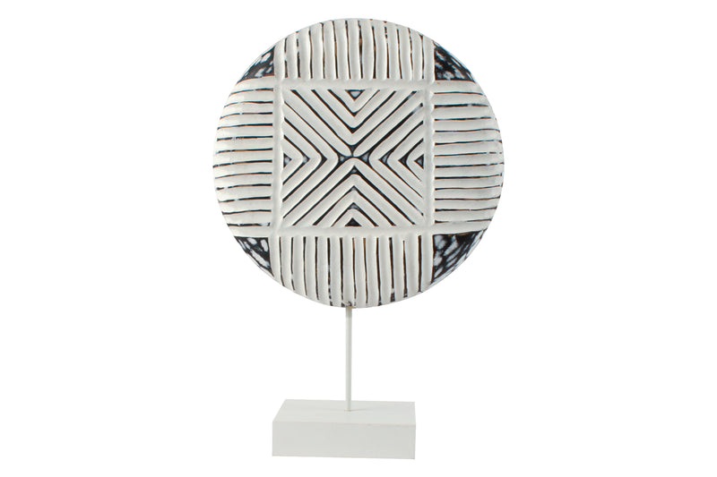 LINUS DECORATIVE WOODEN STAND 40CM