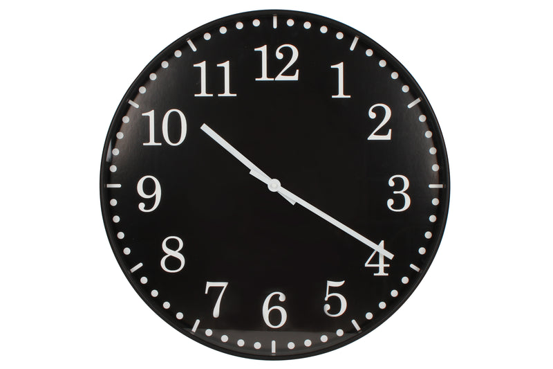 ACTON CLOCK BLACK 51 X 51 X 6CM