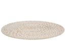 ZAHARA WHITE WASH ROUND DISPLAY MAT 38 X 1CM