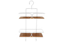 BATHROOM SHOWER CADDY BAMBOO 25 X 11 X 49CM