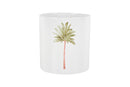 ST BARTS GREEN PALM DOLOMITE POT 17 X 15 X 15CM HOLE W PLUG