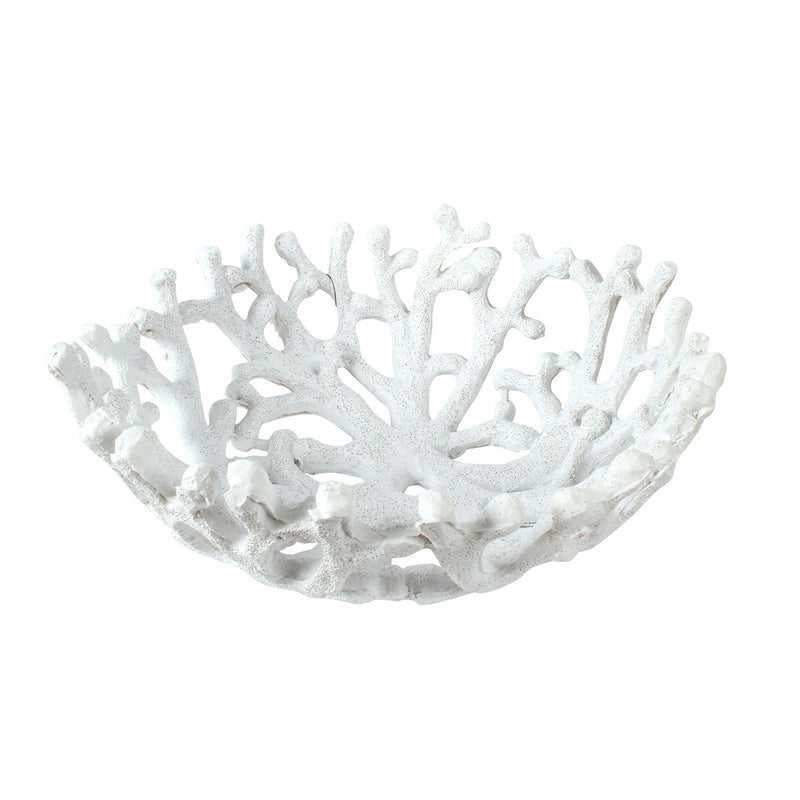 FABIA RESIN CORAL BOWL 30 X 29 X 10 CM