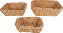 COOLANGATTA S3 SEAGRASS RECT BASKET 28 X 24 X 10CM