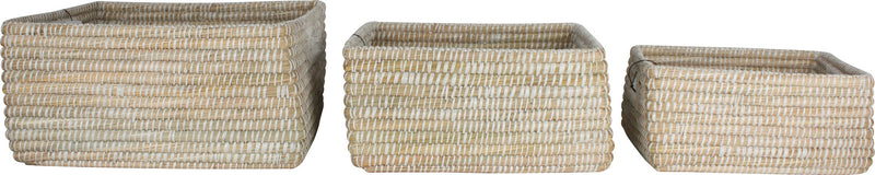 ELLIOT S3 KANS GRASS BASKETS RECTANGLE 45 X 35 X 24CM