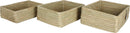 MACQUARIE S3 PALM LEAF RECT RECTANGLE BASKET 40X30X14CM