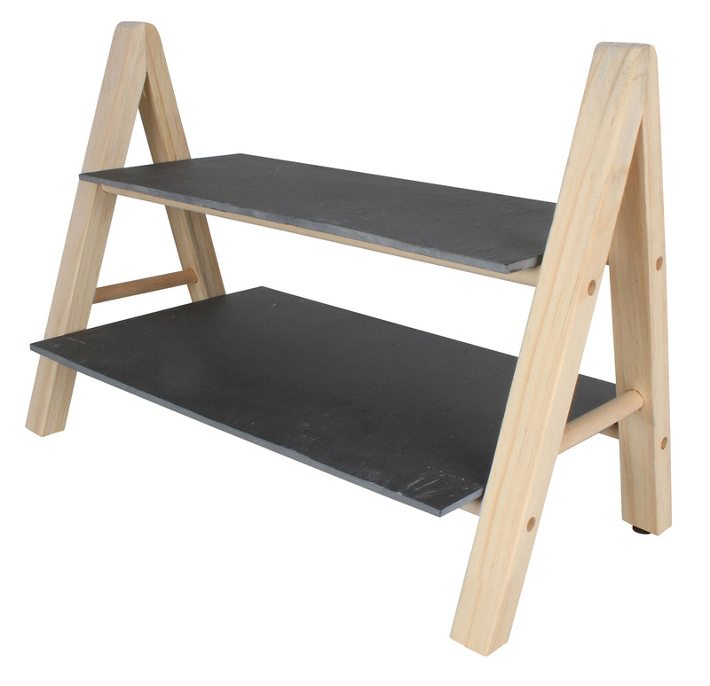 LOVINA CHEESE STAND SLATE 39 X 19CM