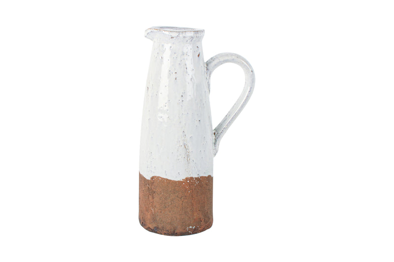 ZAFER TERRACOTTA  JUG VASE 28 X 17 X 12CM