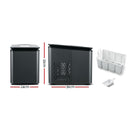 2.2L Ice Maker Portable Ice Cube Machine - Black