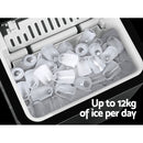 2.2L Ice Maker Portable Ice Cube Machine - Black